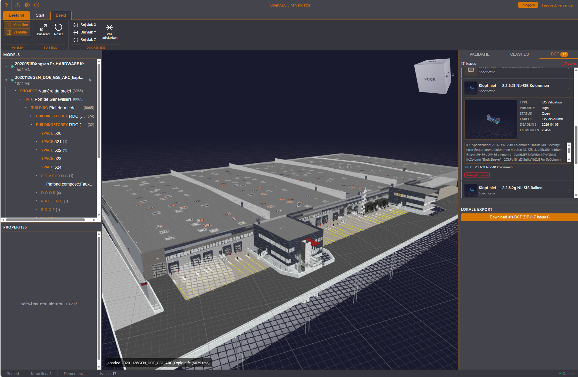 BIM Validator - Resultaten